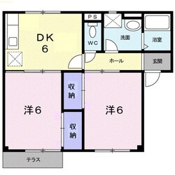 アルエットⅢの物件間取画像